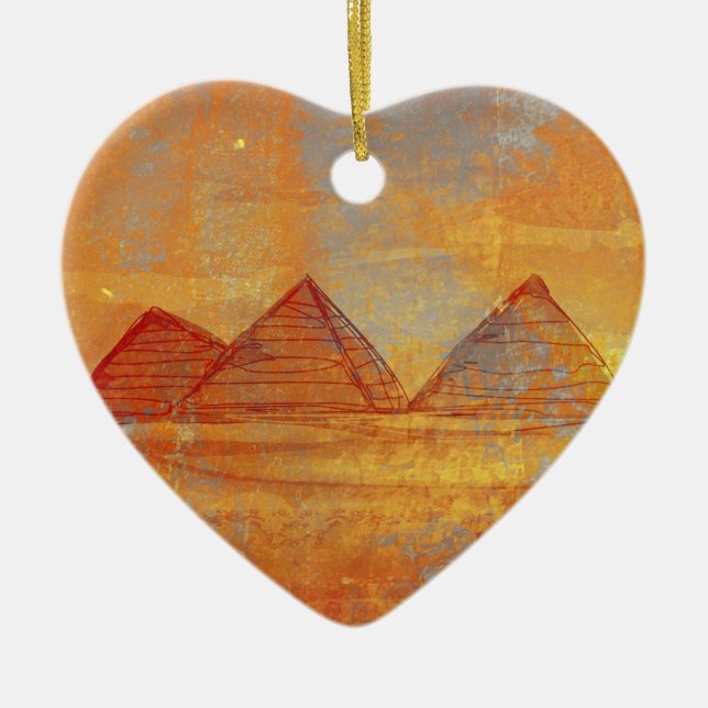 Decoración de Giza de las pirámides (Frente)