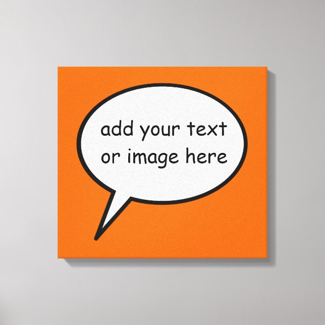 Decoración de globos de habla personalizado (Anverso)