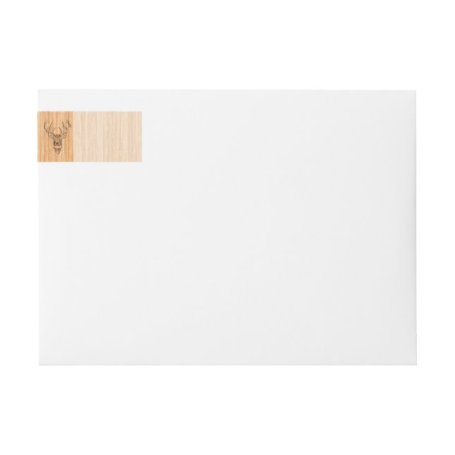 Decoración de grano de madera de la cabeza del cie (Anverso)