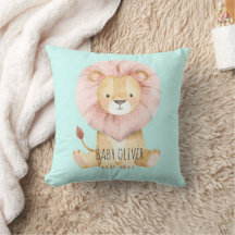 Decoración de guardería "Bebé Oliver" Almohada con