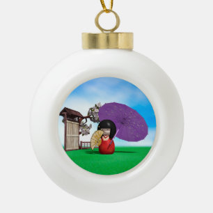 Decoración de guardería con muñeca Kokeshi Japones