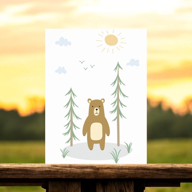 Decoración de guardería de bosque, arte de pared d (Subido por el creador)