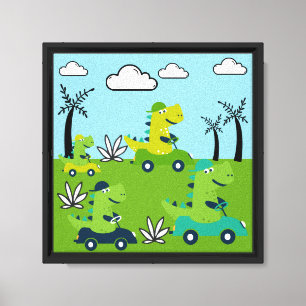 Decoración de guardería de dinosaurios para niños