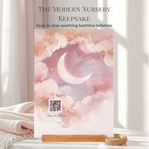 Decoración de Guardería Luna Rosa Escanea para T