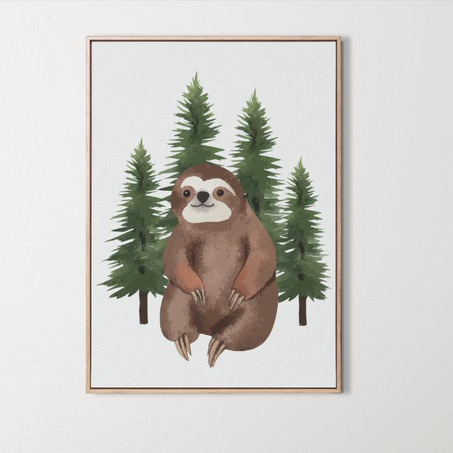 Decoración de guarnición Madera de madera Muro de  (Nursery Decor Woodland Animal Wall Art Decor)