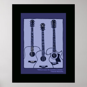 decoración de guitarras acústicas