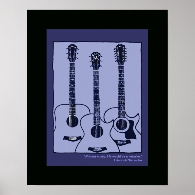 decoración de guitarras acústicas (Frente)