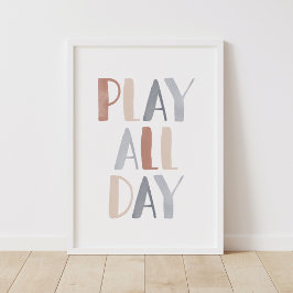 Decoración de habitación boho para niños para juga