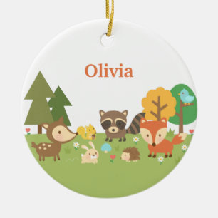 Decoración de habitación infantil con animales del