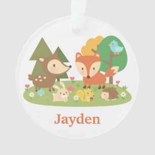 Decoración de habitación infantil con animales del