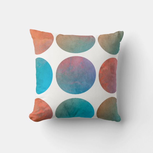 decoración de hogar de almohadas de patrón circula (Anverso)