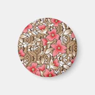 Decoración de imán floral Nevera estética linda