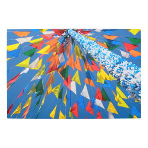 Decoración de la bandera triangular