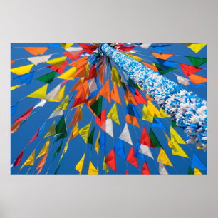 Decoración de la bandera triangular