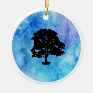 Decoración de la cerámica del invierno Sycamore Ga