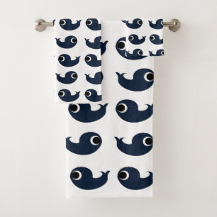 Decoración de la costa del océano de ballena azul