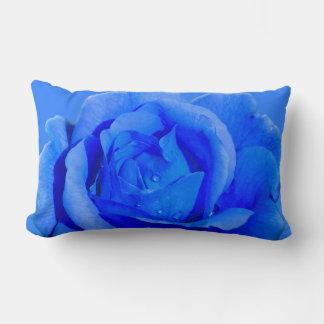 Decoración de la flor de almohada de Rosa azul Ros