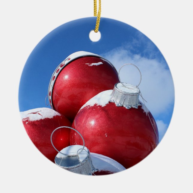 Decoración de la foto del bulbo del navidad (Frente)