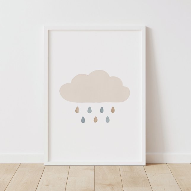 Decoración de la guardería Neutral Cloud Blue Boy (Subido por el creador)