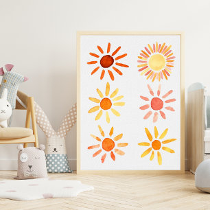 Decoración De La Habitación Infantil Boho Sunshine
