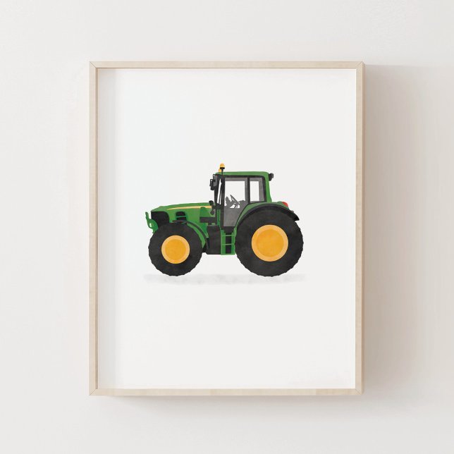 Decoración de la habitación infantil Green Tractor (Subido por el creador)