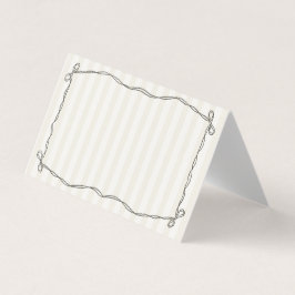 Decoración de la mesa de la tarjeta color negro co