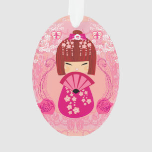 Decoración de la muñeca de Kokeshi