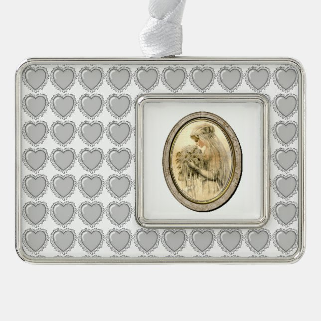 Decoración de la novia de bodas antiguas (Anverso)