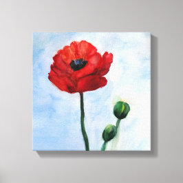 Decoración de la pared de la flor de la amapola ro