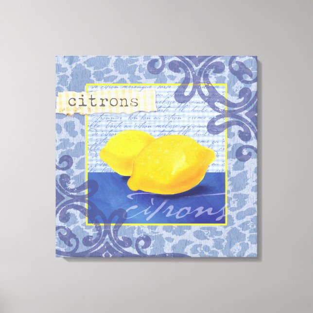 Decoración de la pared de los citrones/lémones (Anverso)