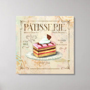 Decoración de la pared del francés del Patisseri