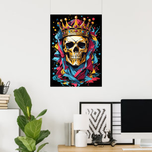 Decoración de la pared del Poster de King Skull Sc