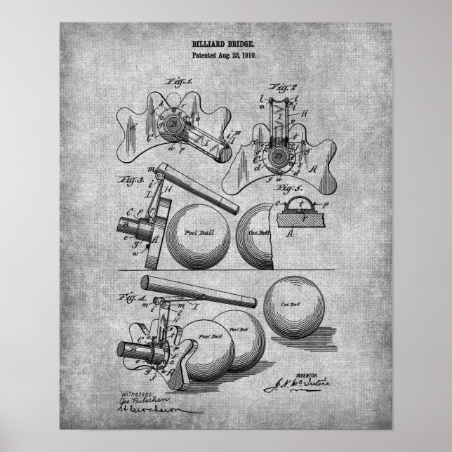 Decoración de la sala de billar Impresión 14 Billi (Frente)