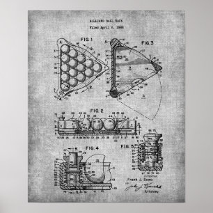Decoración de la sala de billar Impresión 9 Ball R