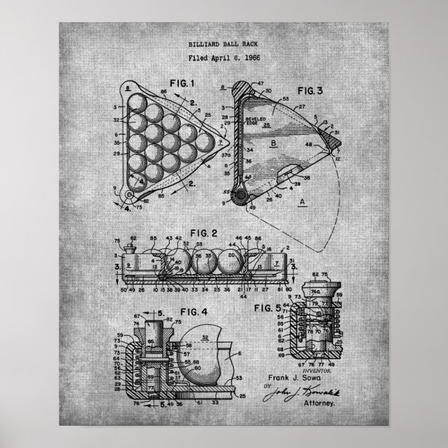 Decoración de la sala de billar Imprimir 9 Billiar (Frente)