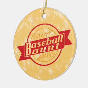 Decoración De La Tía De Béisbol