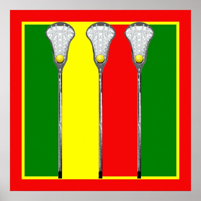 Decoración de Lacrosse para Chicas (Frente)