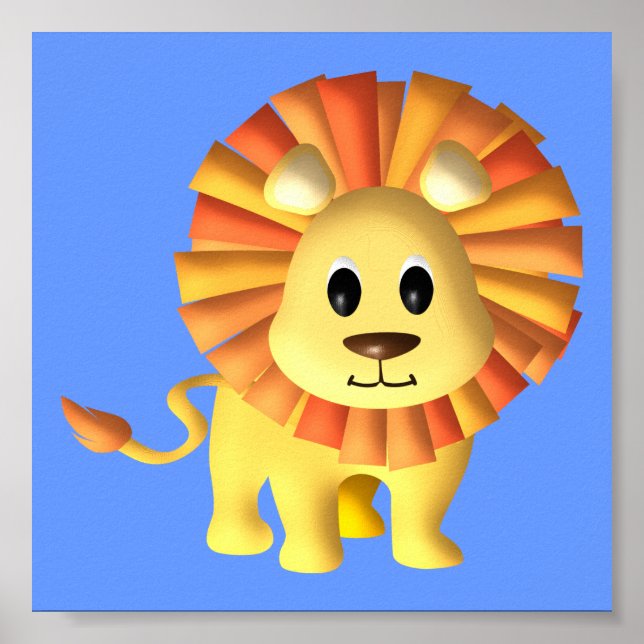 Decoración de león/ guarnición para bebés (Frente)