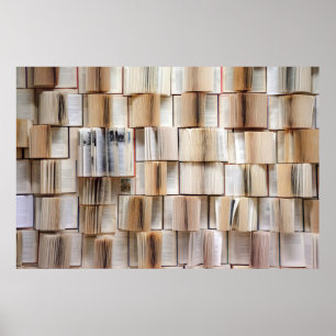 Decoración de libros de pared