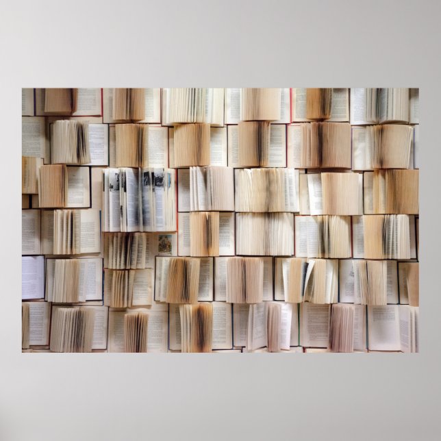 Decoración de libros de pared (Frente)