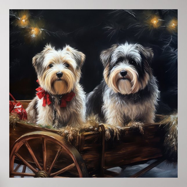 Decoración de los Navidades de Biewer Terrier Snow (Frente)