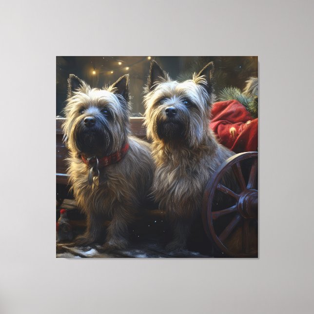 Decoración de los Navidades de Cairn Terrier Snowy (Anverso)