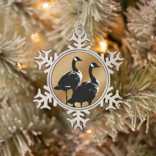 Decoración de los Navidades de oca de Canadá