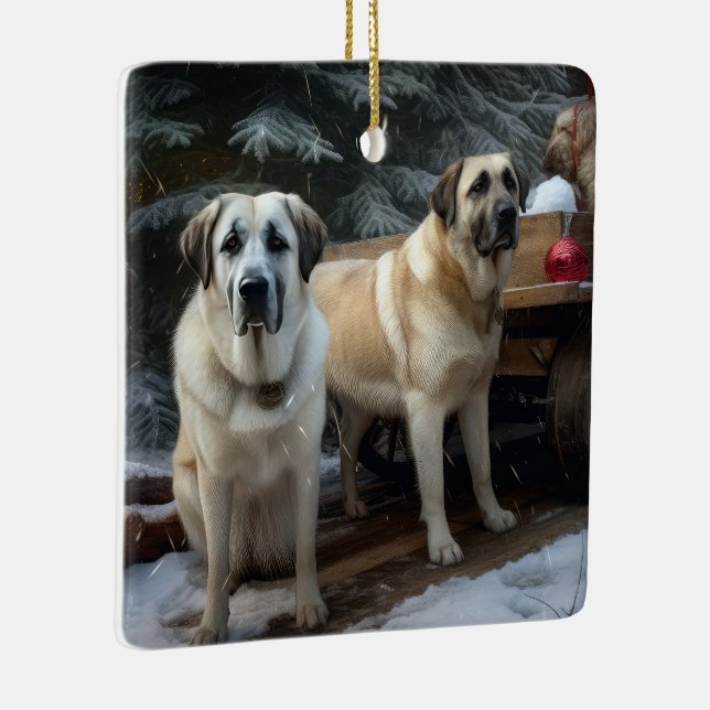 Decoración de los Navidades del Anatolian Shepherd (Derecha)