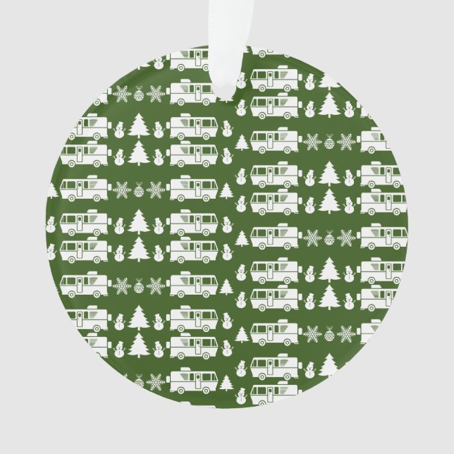 Decoración de los Navidades RV Motorhome (Anverso)