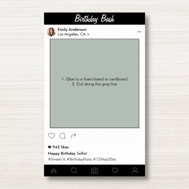 Decoración de marco para cabina de fotos de fiesta (Subido por el creador)