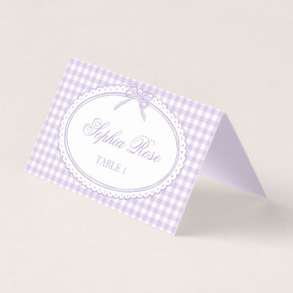 Decoración de mesa con tarjeta de colocación de la