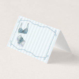 Decoración de mesa con tarjeta de lugar de ducha d