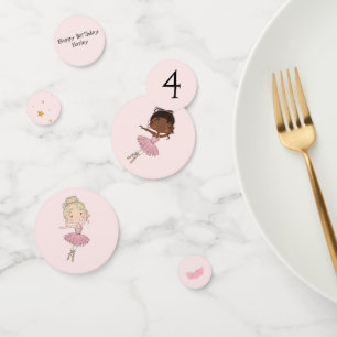 Decoración de mesa de Ballerina Fiesta Confetti