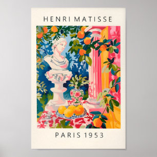 Decoración de mitología griega, Poster de estatua 